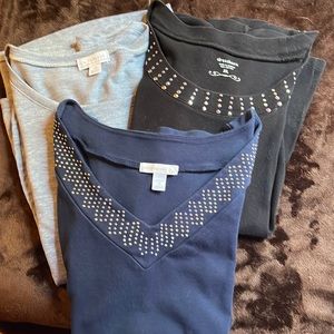 3 XL woman’s tops. Like new